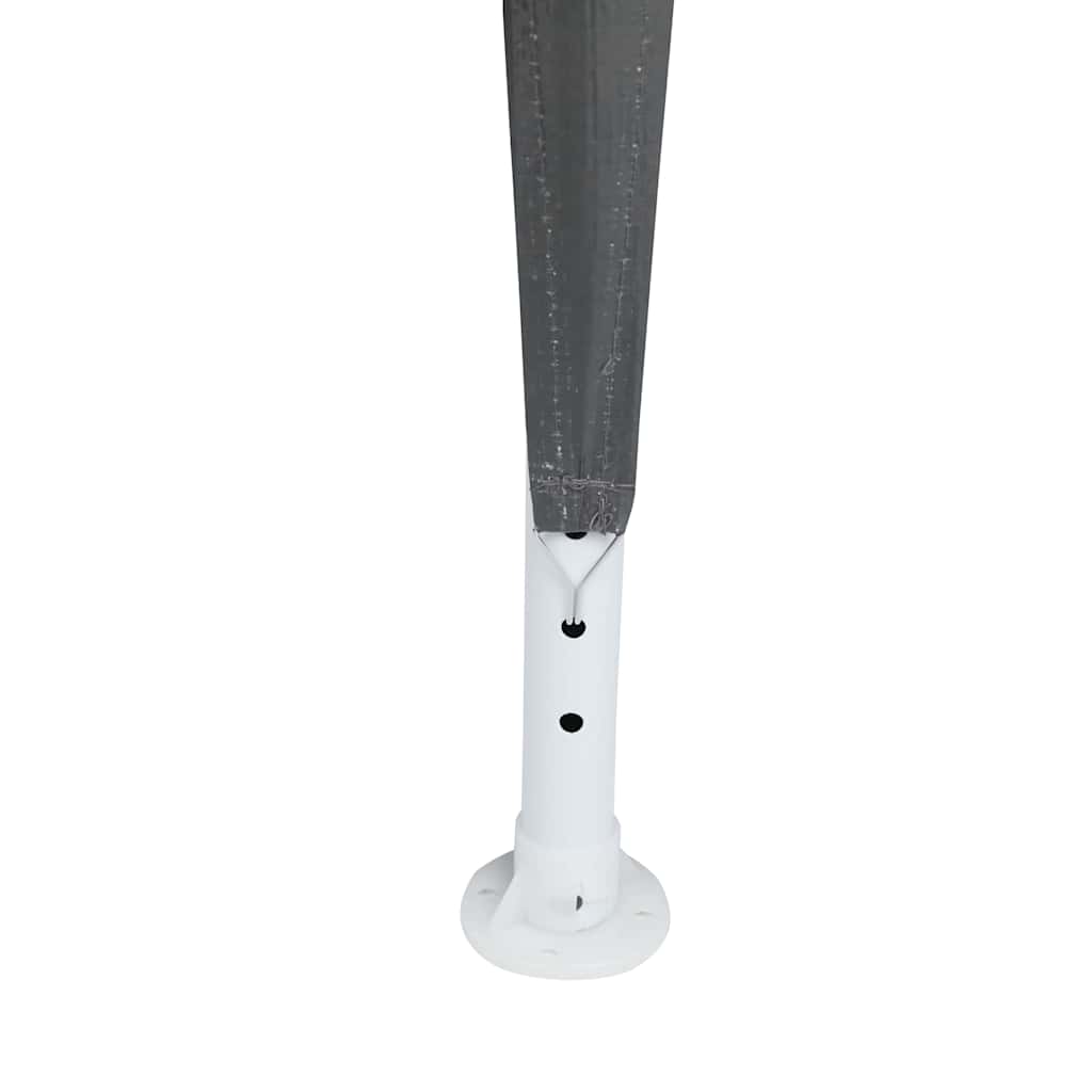 Party Tent Anthracite 400 X 400 X 266 Cm Polyethylene and Steel