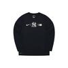 Nike Sweatshirt X MLB Kollaboration New York Yankees Buchstaben Logo Print Schnelltrocknend Langarm Kinder Oberteile Schwarz 3Z3B7SAWA-NYY