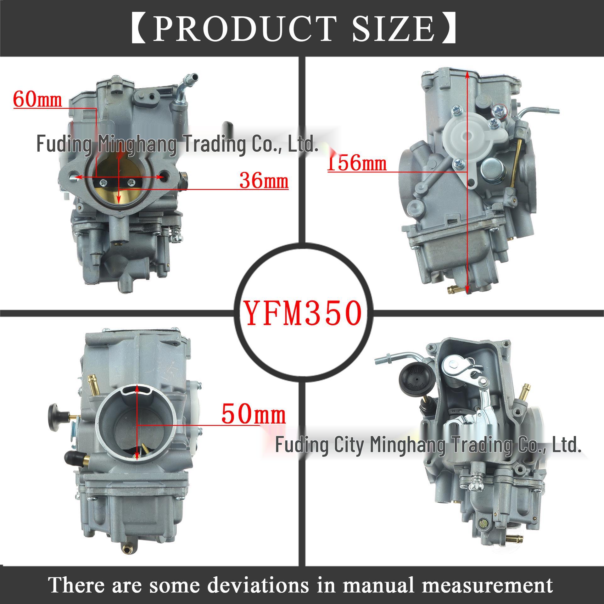 Warrior 350/YFM350X/YFM350 ATV Carburetor (1987-2004)