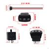 ATV UTV Rocker Switch Turn Signal Kit Light Flasher Relay Wire Harness Easy to Install