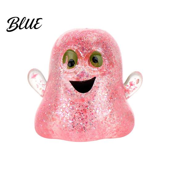 Kids Adults Sensory Toys 1/5Pcs Mini Halloween Ghost Squeeze Toy Glitter Stress Relief Fidget Ball Party Favors for Desk Relievers