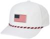 VOLITION Flag Tech Golf Cap White Glow AD 025350_01