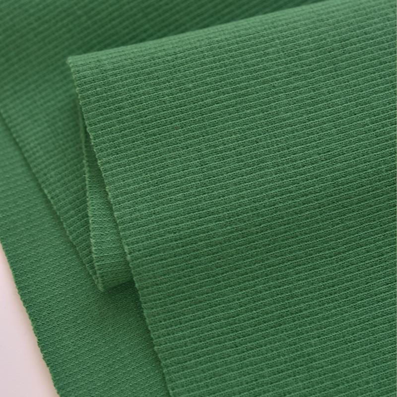 Tecido Canelado Algodão Elastano Tricô Elástico Punho Cós Perna Braços Moletom Parte Inferior Camiseta Tops Acabamento Canelado Jersey Tecido Canelado