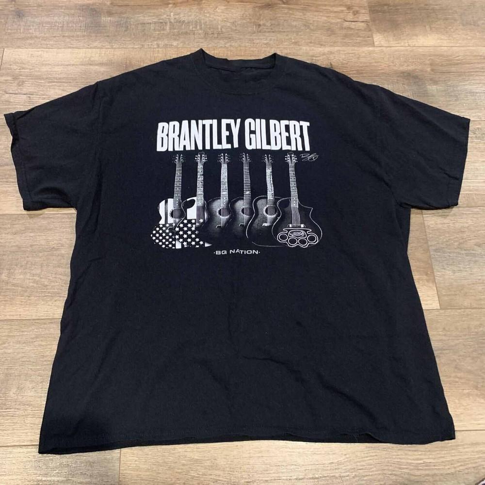 BG Nation Guitars Brantley Gilbert Shirt Classic Black Unisex S-2345XL SE285 Unisex T-Shirt M