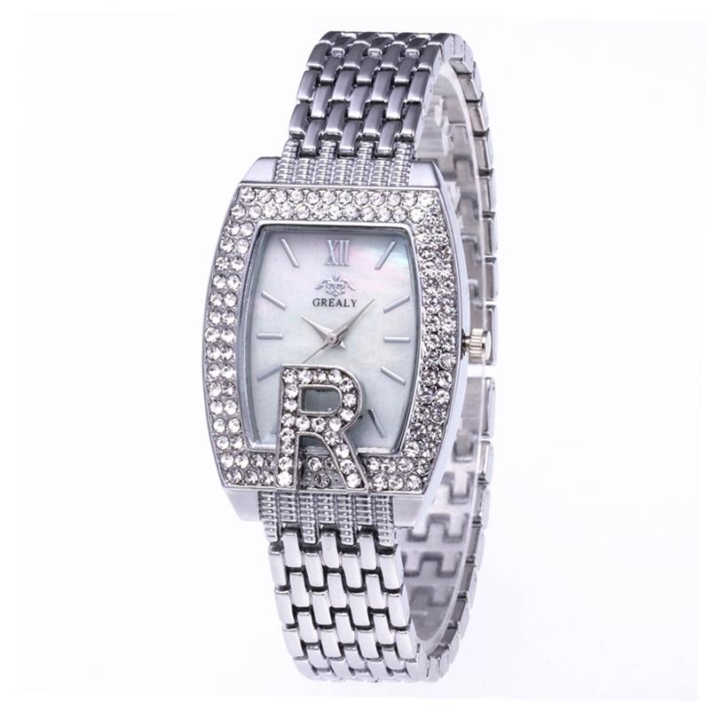 

Fashion Casual Steel Band Diamond Women Watches Bracelet Watch Roman Digital Scale Rhinestone Watch Women Quartz Wristwatch Gift