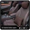Suede Lumbar Pillow for Maybach: Headrest Cushion and Neck Support.