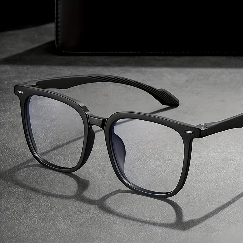 

Non-Prescription Blue Light Blocking Glasses for Men & Women - Full-Frame PC Frame with Clear Lenses, Ultra-Soft Design, Lightweight Durable Eyewear чёрный