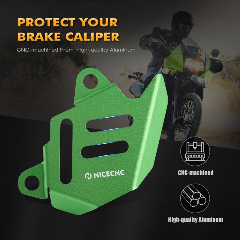 Motorcycle Front Brake Caliper Guard Cover For Kawasaki KLR650 KLR 650 2008-2024 2009 2010 2011 2012 2013 2014 2015 2016 2017
