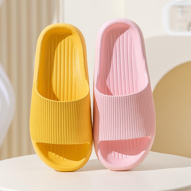 Summer Women's Simple Striped Anti-Slip Slippers