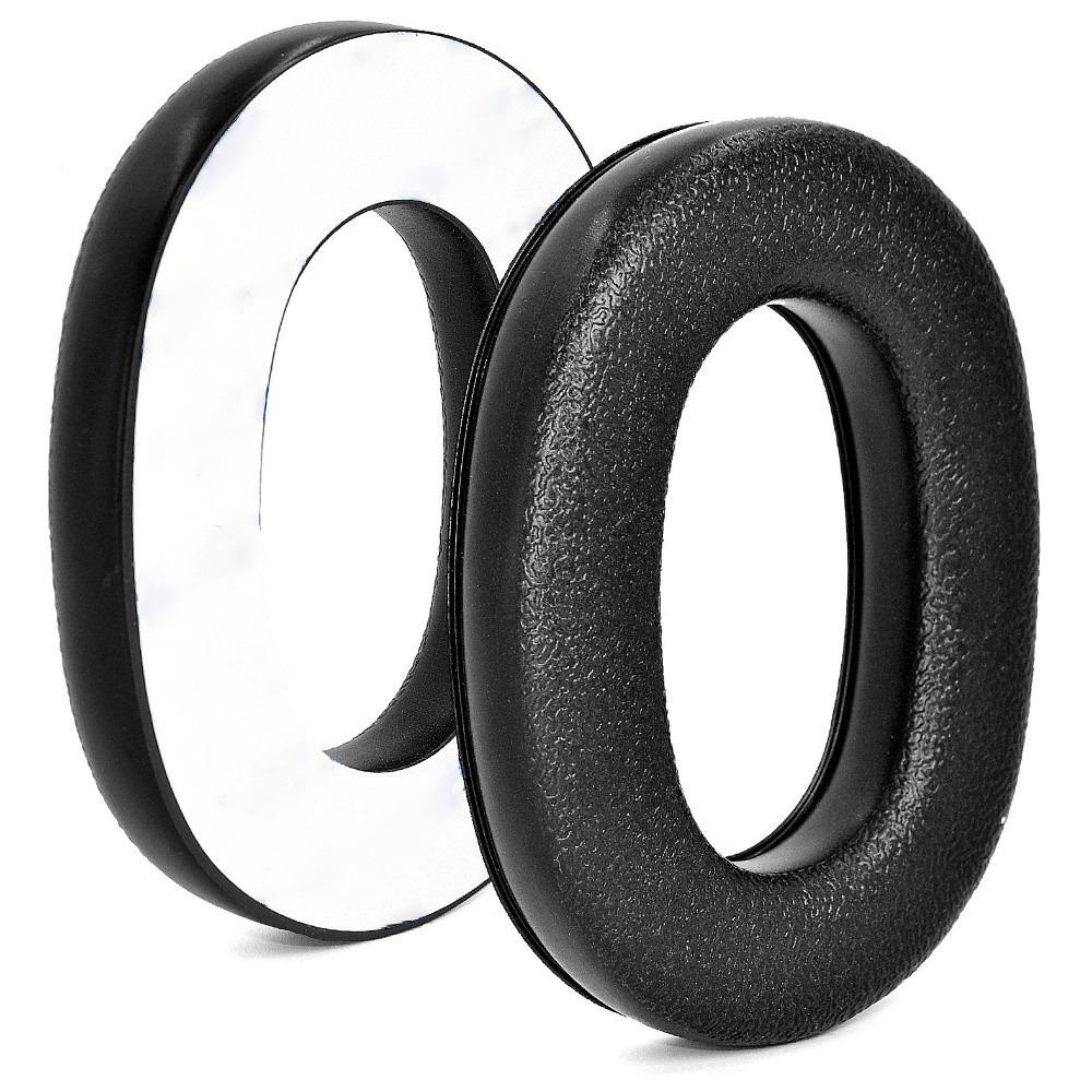 1 пара поролоновых силиконовых амбушюр для наушников 3M WorkTunes/Peltor Sport/ZOHAN/PROHEAR 1 pair-Black TPU #tape