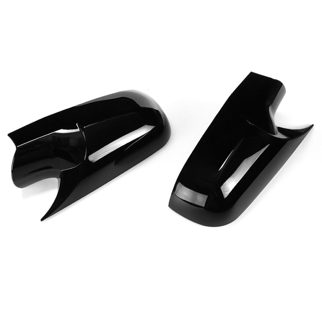 For Renault Megane 2 MK2 2002-2009 Car Rearview Side Mirror Cover Wing Cap Sticker Exterior Door Case Trim Carbon Fiber Black