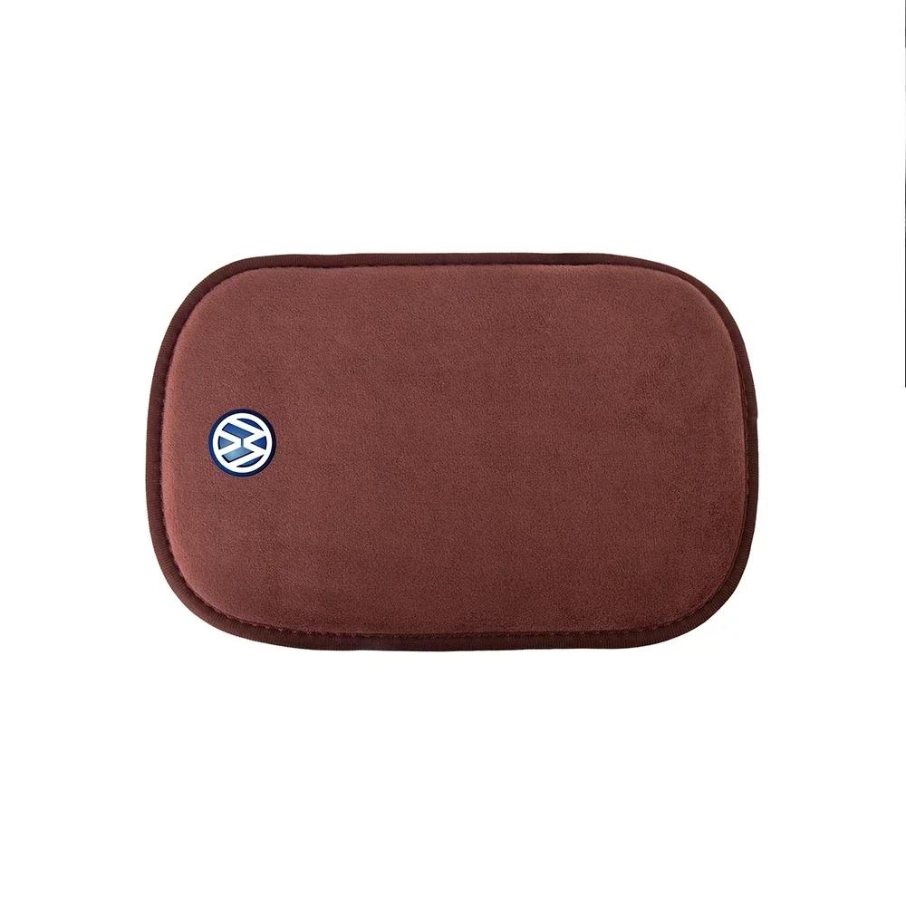 W131New Car Armrest Pad Covers Universal Center Console Auto Seat Armrests Box Pads For Volkswagen VW Passat Golf Tiguan B5 B6 B7 CC
