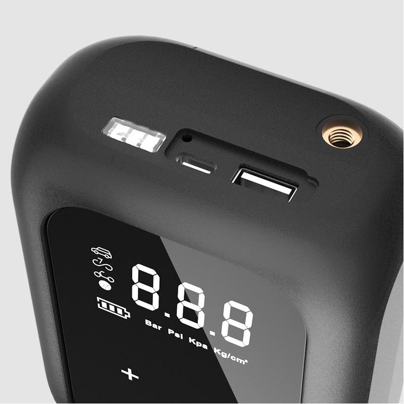New car intelligent digital display air pump small portable multi-function wireless car tire air pump