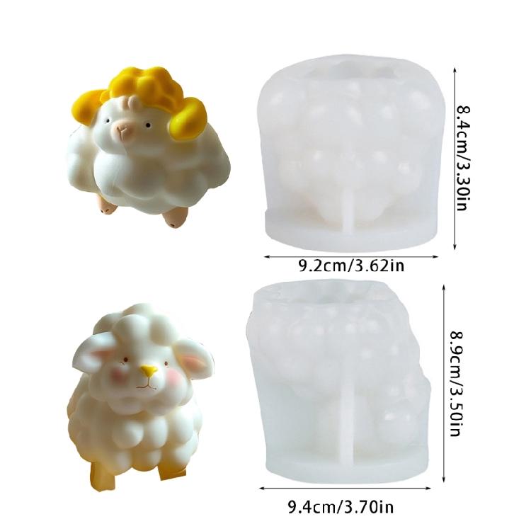 Eye Catching Sheep Dessert Baking Tool Convenient Dessert Cake Embosser Moulds
