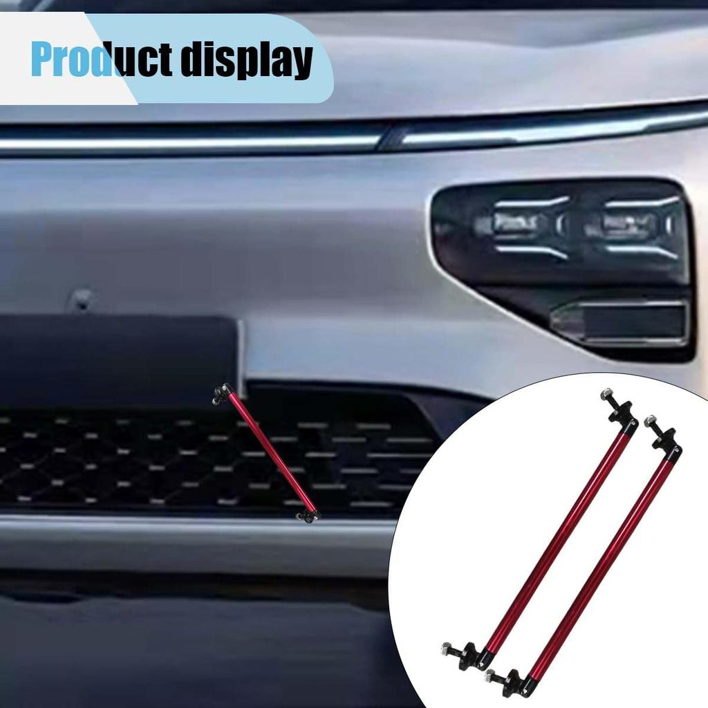 2PCS 11.42'' Splitter Strut Rods, Car Bumper Strut Rods, Front Lip Rod Protector Splitter, Adjustable Tie Support Bars, Lip Bumper Splitter,