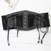 Wide Belts Lace WaistBand Fashion Corset  For Women On Shirt Dress