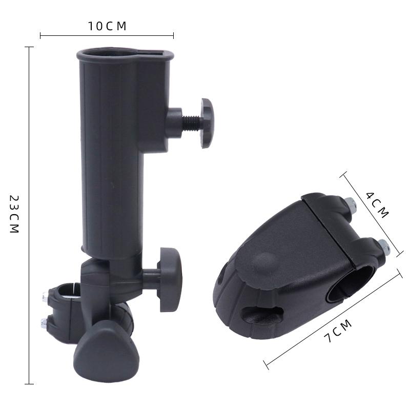 .1Pc Universal Golf Cart Umbrella Holder Adjustable Golf Trolley Umbrella Stand Clip Buggy Baby Pram Wheelchair Umbrella Bracket
