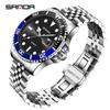 Sanda Vintage Men's Quartz Watch with Calendar, Luminous, Waterproof
