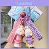 Cute Circus Bunny Keychain Adorable Silicone Bag Charm Unique Car Accessory