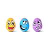 Dog Toy with Sound, Made of Natural Latex [Set of 3 for Small Dogs] Egg-shaped Chewing Dog Supplies, Ball, Educational Toy, Dog Toy That Barks In