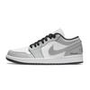 Air Jordan 1 Abrasion Resistant Low Top Vintage Basketball Shoes Men's Smoke Gray 553558-044(Team701-F)