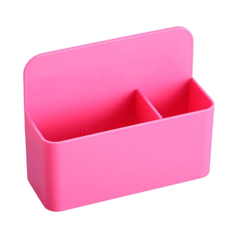 Candy Color Magnetic Storage Box Plastic Whiteboard Marker Pen Pencil Holder Refrigerator Container Home Office Desk Organizer