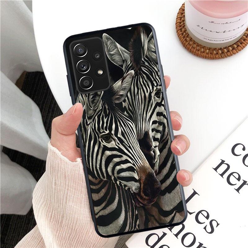 Zebra-Telefonhülle für Samsung Galaxy A13 A22 A12 A32 A71 A11 A21S A33 A52 A72 A51 A50 A70 A31 M31