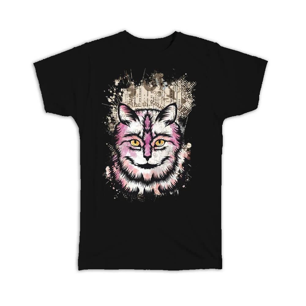 

Gift T-Shirt : Cat Collage Urban Artistic Art Patchwork Pencil Sketch Feline S