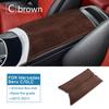 Car Armrest Box Cushion Fleece Pad Cover For Mercedes Benz A C E S Class GLE GLB GLA W205 W213 W167 W177 H247 X247 2015-