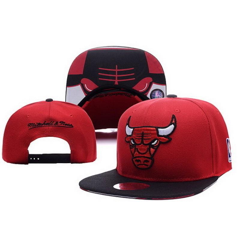 Flat Brim Embroidered Baseball Cap Adjustable Sport Sun Hat Bulls Team