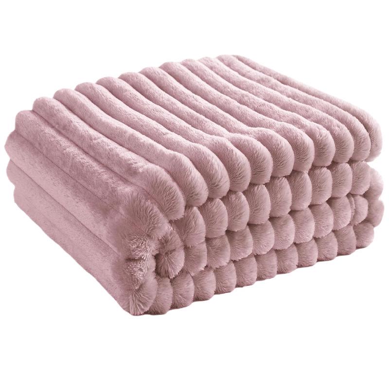 Ultra-Soft Plush Sofa Blanket - Cozy, Warm Bedding for Cold Weather