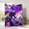 K-pop Demon Hunters Blanket Quality Soft Warm Comfortable Home Decor Flannel Blankets Winter Kids Couch Bed Fluffy Bedspread