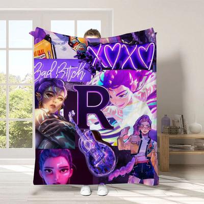 K-pop Demon Hunters Blanket Quality Soft Warm Comfortable Home Decor Flannel Blankets Winter Kids Couch Bed Fluffy Bedspread