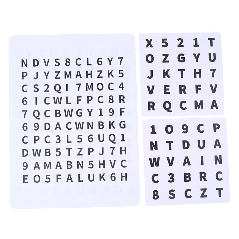 Visual Acuity Chart Refractive Ability Font Training Distance And Near Card Operation Test Size And Shape Eye Alphabet Table