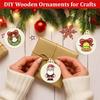 Good-Wooden Christmas Ornaments 50 PCS, 3 Inch DIY Wood Ornament Blank For Crafts, Unpainted Round Ornament To Paint