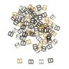 100pcs Copper Doll Shoes Buckles Ultra-small 3mm Mini Shoes Buttons  Children Gift