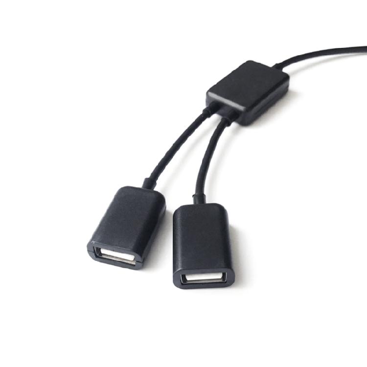 USB Splitter USB Male To 2 Female USB Extension Cable Long USB Y Splitter