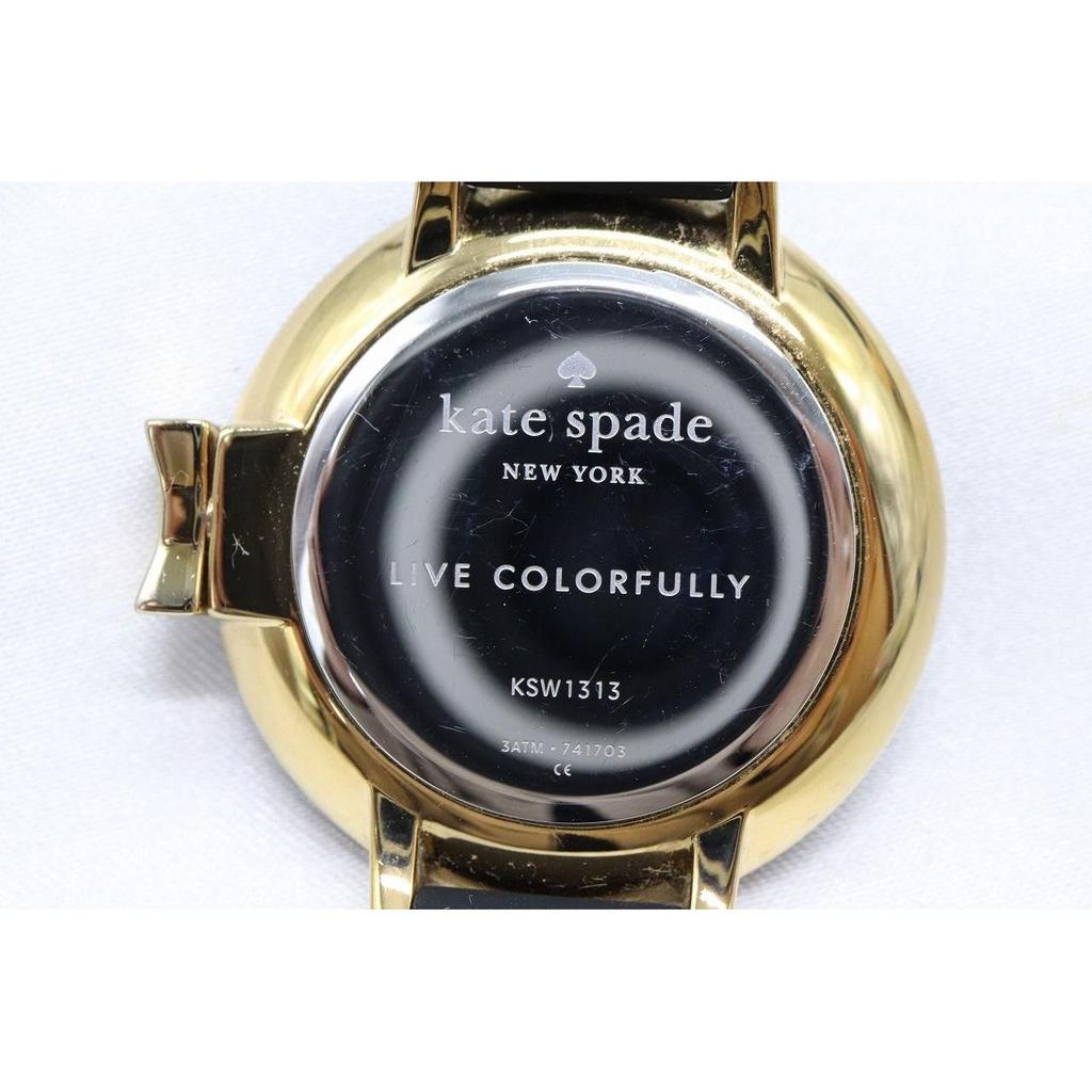 Used [W294-35] Rare working item battery replaced kate spade NEW YORK Kate Spade New York watch KSW1313 rubber belt ladies