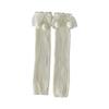 Lolitas Plush Ball Ruffle Frilly Leg Warmers Knitted Leg Sleeves Goth Crochet Ankle Heap Socks JK Uniform Foot Cover