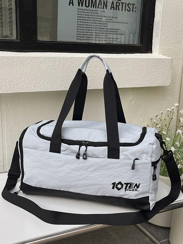 Cestovní a sportovní taška ve stylu korejském stylu s velkou kapacitou - Všestranná crossbody taška pro obchodní nebo neformální použití