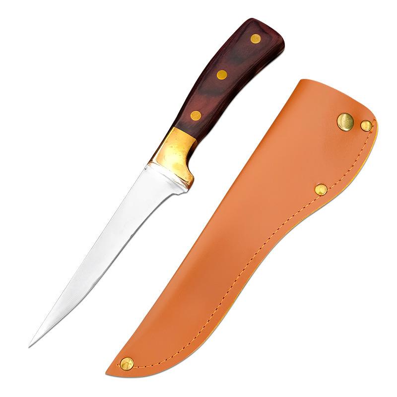 Stainless Steel Kitchen Utility Knife Fish Sculpture Knives Boning Knife Cleaver Fruit Cutter