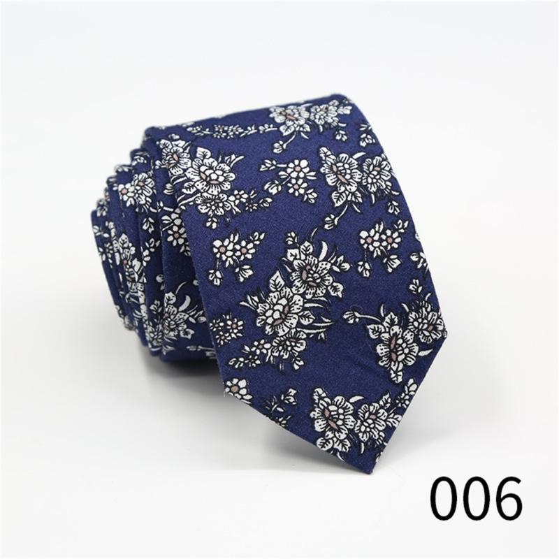 Fashion Arrows Tip Floral Pattern Skinny Tie For Men Soft Polyester Silk Necktie Office Wedding Party Outfit Accessory