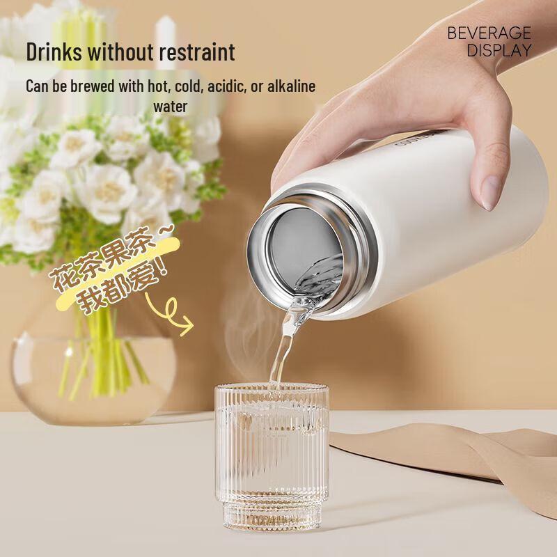 Chuidahuang 316L Stainless Steel Dual-Drink Insulated Mug