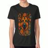 T-shirt unisex in cotone con fiori di Pastore Tedesco, Stampa Premium in Puro Cotone, Resistente, Casual e alla Moda. Abbigliamento Carino per Amanti dei Cani, Miglior Regalo per Mamma di Cane,