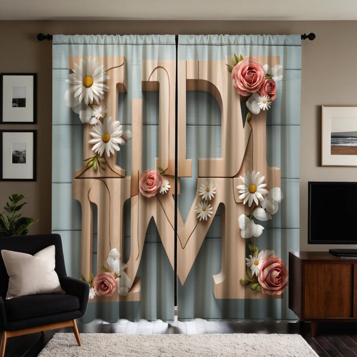 

2 шт. HD цифровой желтый галстук модные золотые шторы украшение дома стиль украшение гостиной спальня штанга занавес E W52H63inchW132H160cm