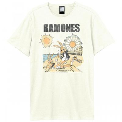 Amplified Camiseta unisex para adulto Rockaway Beach Ramones