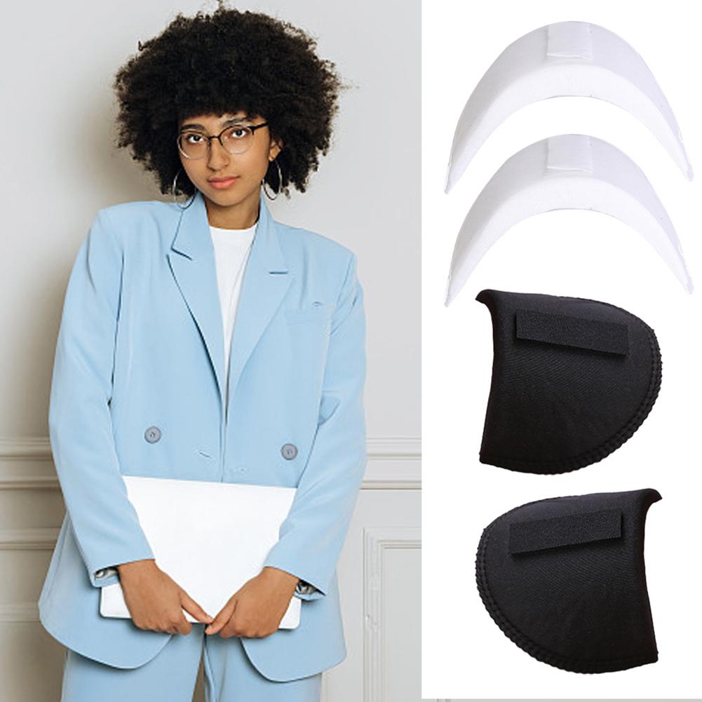 2pairs Kleidung Waschbar Schulter Pad Anti-slip Weichen Schwamm Reusable