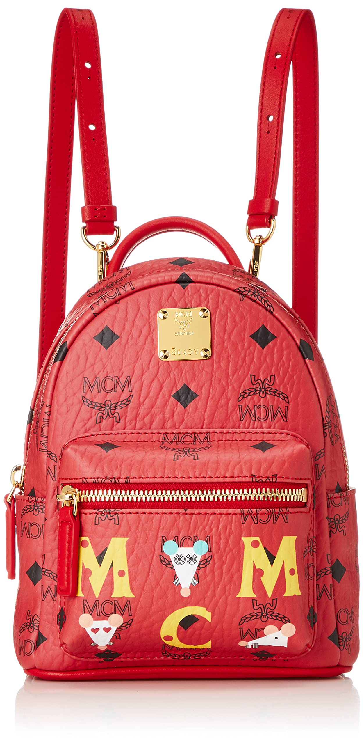 

MCM MWKASVE04 One Size Women s Backpack, Pink, [Used] рожевий