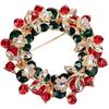 Crystal Brooch Rhinestone Brooches Lapel Pin Backpack Badge Hat Bag Decoration Accessories for Men and Women, B31  FGDRB4420  Large