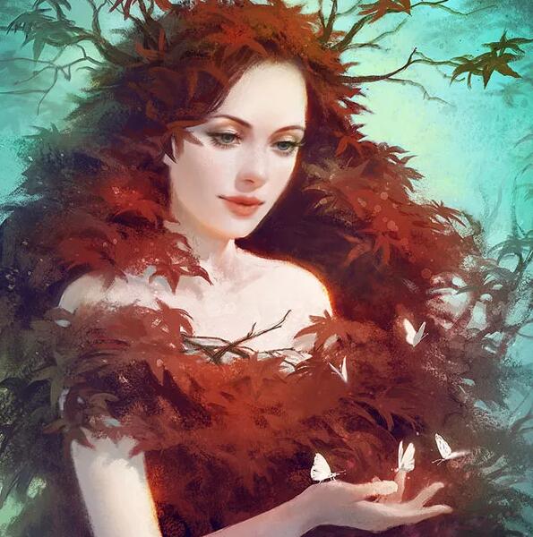 

5D алмазная живопись «Лесная бабочка-эльф для девочек», подарок, полный квадратный дизайн, домашний декор, вышивка, круглая дрель, дисплей, стежок с животными Full Square 30x30CM светло-синий